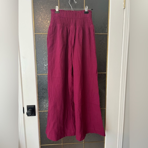 Anthropologie Pants - Anthropologie NWT pink wide leg pants - XS